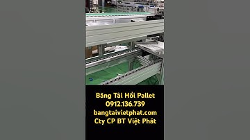 Băng tải hồi pallet - Băng Tải Việt Phát TPHCM #băng #tải #pallet #bangtaivietphat
