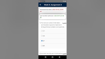 System Design Through Verilog HDL, week 8 assignment Solution. 2021