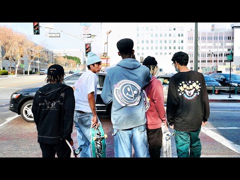 SKATERS DAY IN DOWNTOWN LOS ANGELES