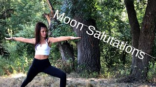 Moon Salutations for Forgiveness and Clarity ♥ Full Moon ♥ Forest Sounds