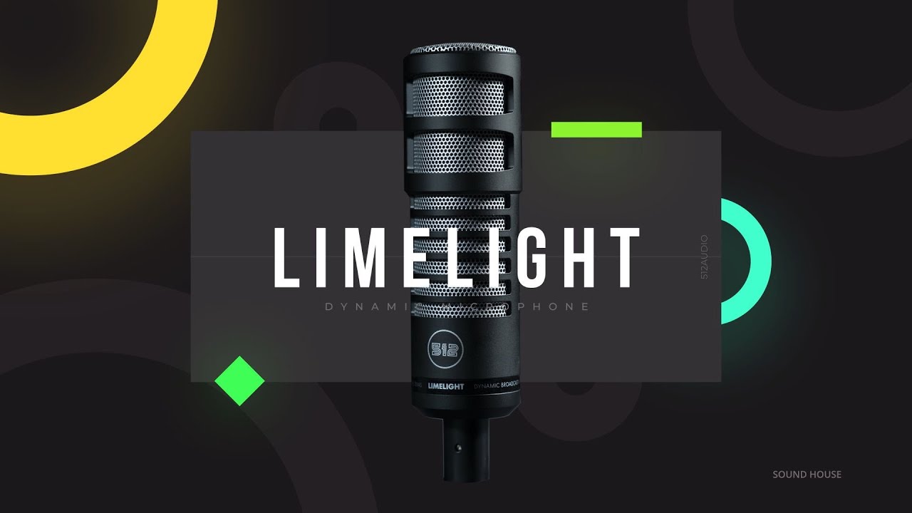 HYPER ダイナミックマイク LEDライティング ダイナミックマイク Limelight / 512 AUDIO - YouTube