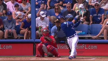 PHI@TOR: Tulo opens the scoring with a solo home run