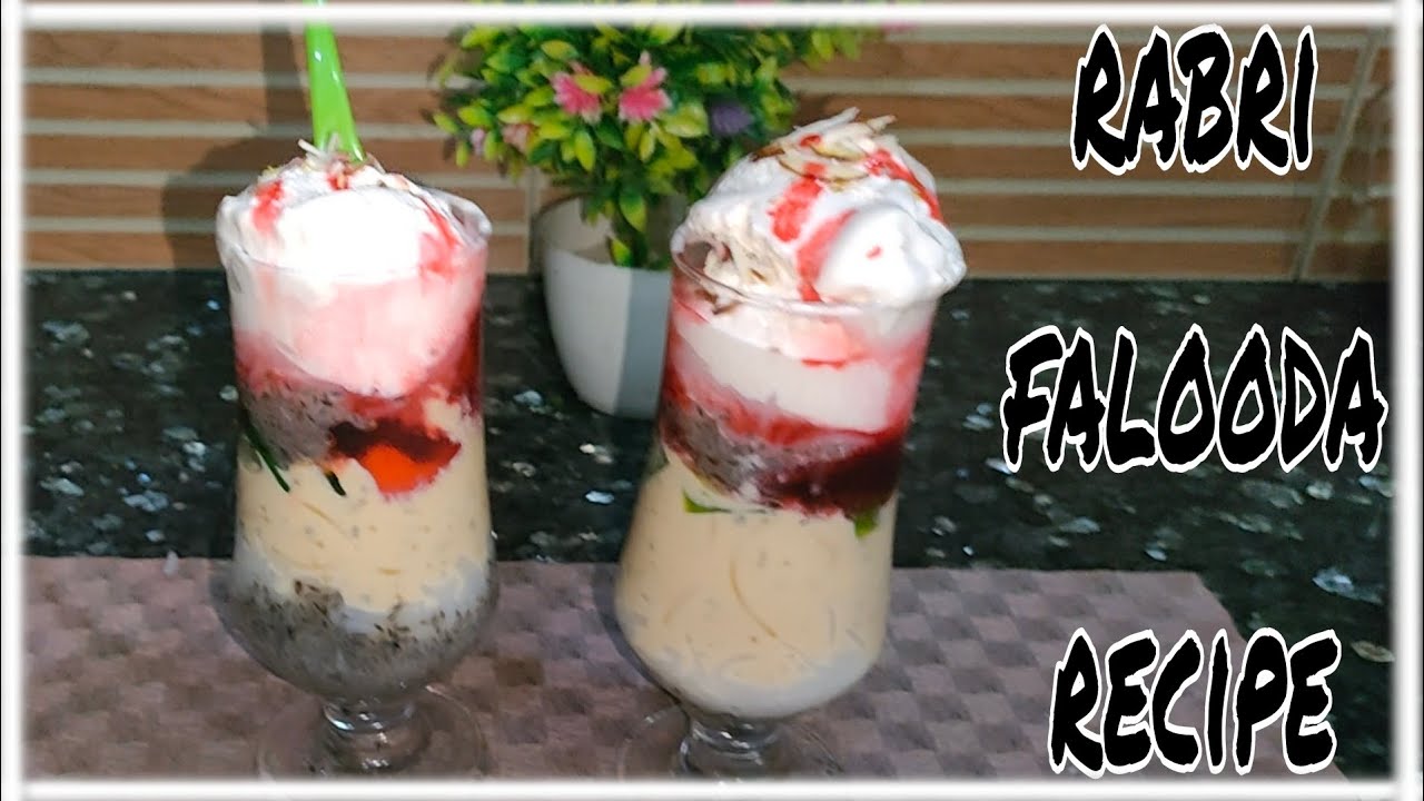 Rabri Falooda recipe| Falooda recipe| Falooda sev banane ka tarika| How ...