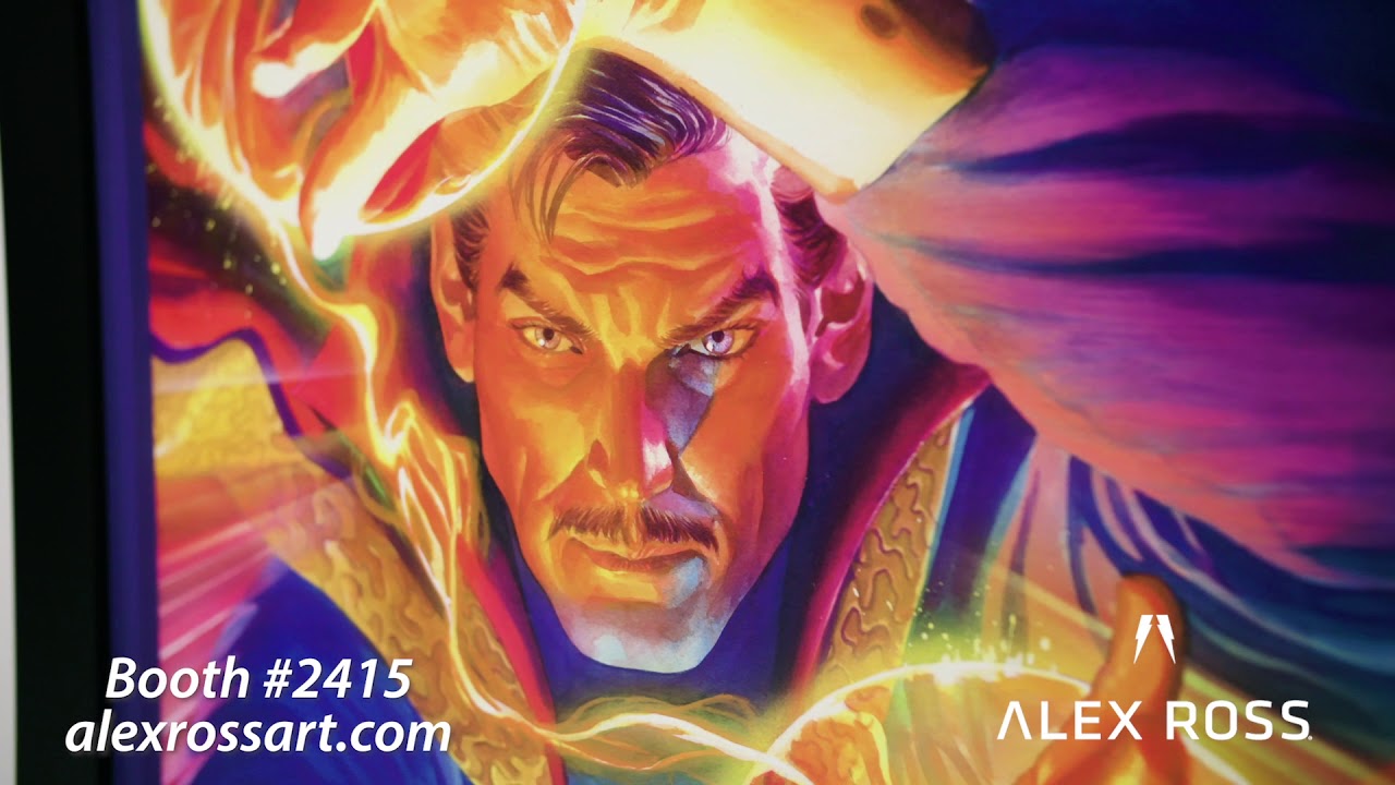 Comic-Con 2018 - Glimpse At Booth 2415 - Alex Ross Art - Youtube