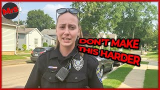 Female Cops Try Every Trick To Pressure A Calm Citizen Id Refusal