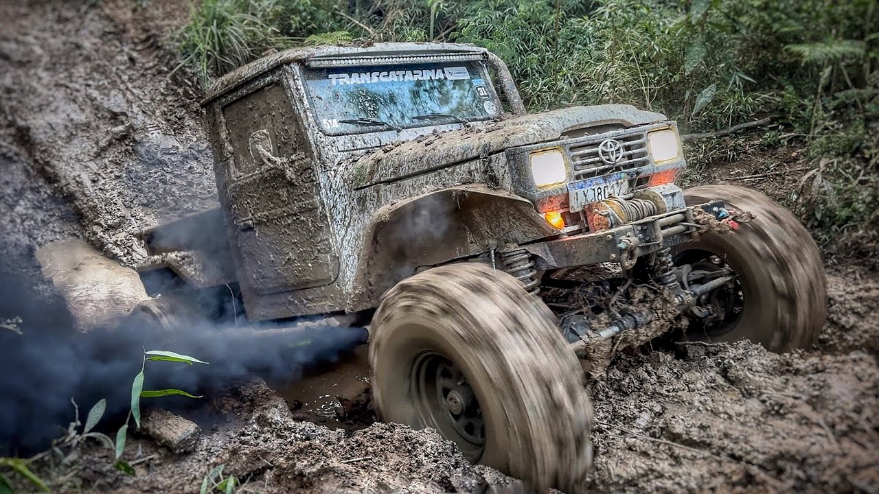 Trilha 4x4 Transcatarina 2025 Adventure 1 dia 1 Itaiopolis TROLLER V8 sound