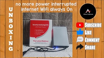 V380 Pro 12V 1.5A Uninterruptible  supply Mini UPS Battery backup for Wifi, unboxing review