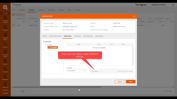How vendor can download/upload files and deliver the job
