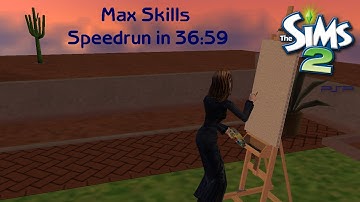 The Sims 2 PSP Max Skills Speedrun in 36:59 | PPSSPP Emulator
