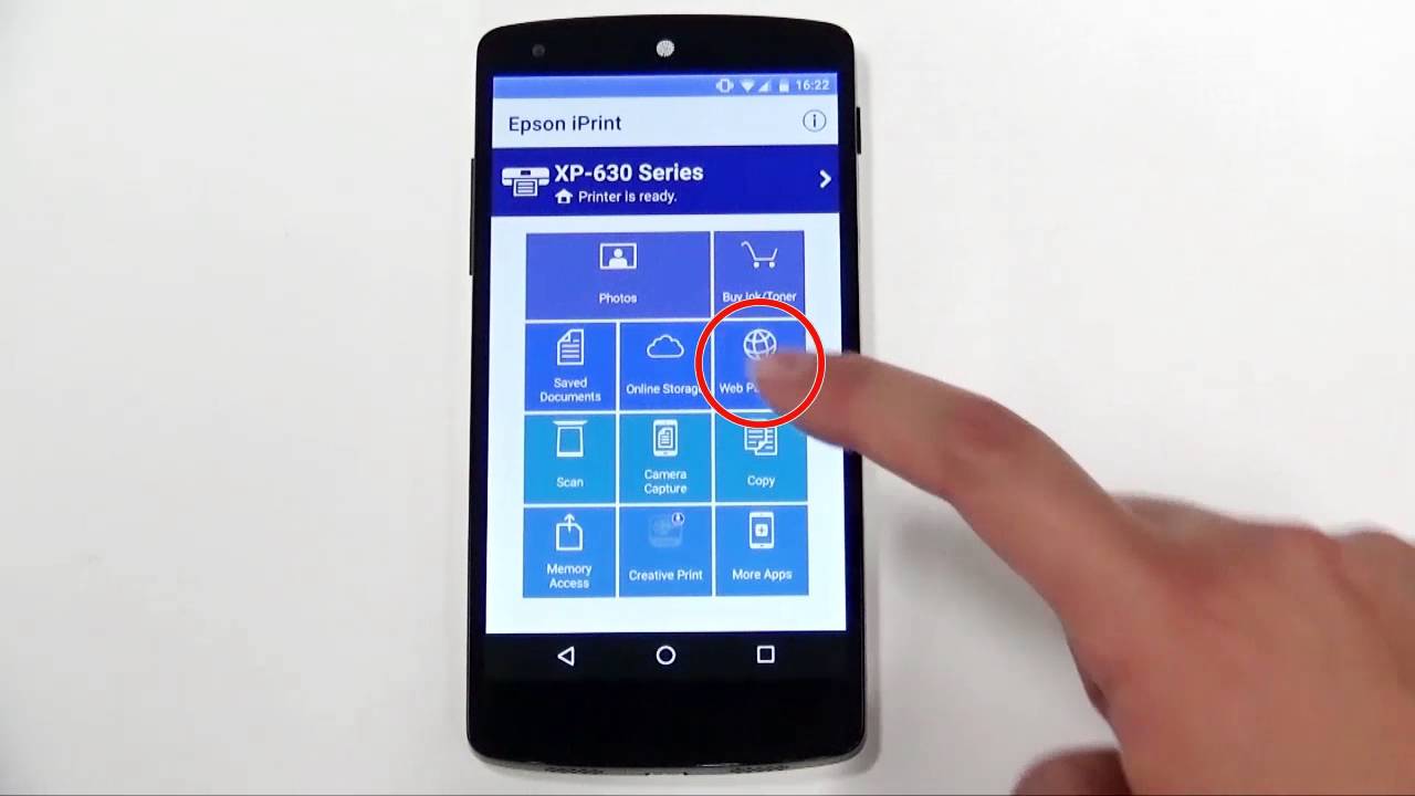 How to Use Epson iPrint ver.6 with Mobile/Smart Devices (Epson  XP-900,XP-640,XP-720,XP-830) NPD5472 - YouTube