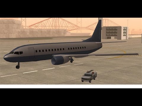 Как попасть в аэропорт в игре Gta San Andreas. Как достать самый большой самолет  Gta San Andreas