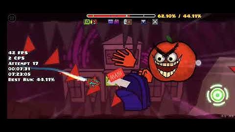 One Bad Apple By AtomicRest 100% With One Coin Geometry Dash Weekly Demon.