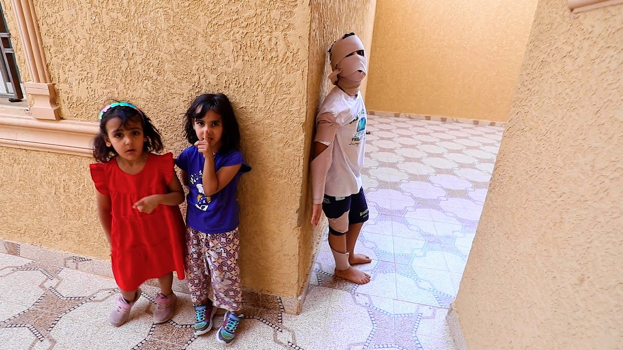 ميمي وشفا يهربون من المومياء!