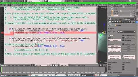 Blender 2 6 Tutorial Python Game Engine Programming   Part 3