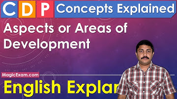 Aspects or Areas of Development CDP Concepts English Explanation