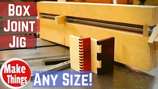 Easy Box Joint Jig // The Most Versatile Box Joint Jig!