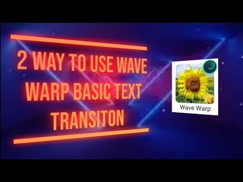 2 Basic way to Use Wave Warp on Alight Motion | Tutorial #15