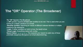 Boolean operator