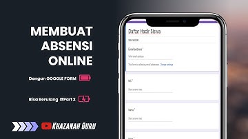 Membuat Absensi Online Berulang & Rekap Otomatis Part #2 Data Base Siswa