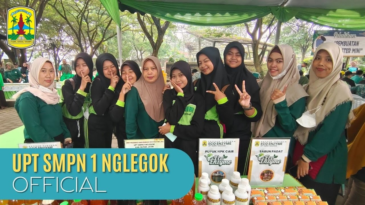 Puncak Acara HPSN Tahun 2023 UPT SMPN 1 Nglegok bersama DLH Kab. Blitar