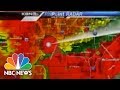 Raw tornado hits tv station weatherman takes cover  archives  nbc news