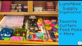 School Lunch Supply Organization Ideas for back to school