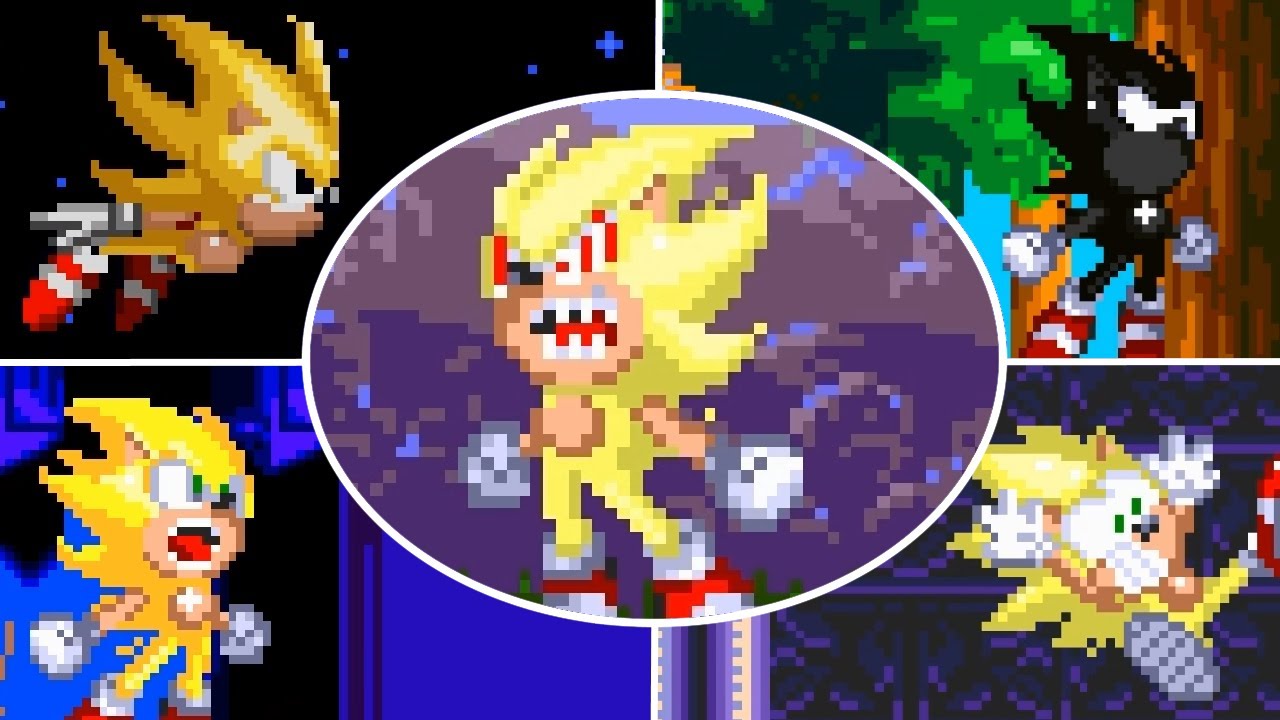 Fleetway sonic and modgen [Sonic 3 A.I.R.] [Mods]