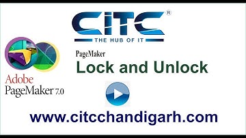 Tutorial Video on lock and unlock in PageMaker
