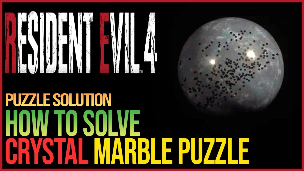 Resident Evil 4 Remake Crystal Marble puzzle solution