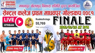 Finale final| Madhavpur KBS 🆚 Paradise fc |Central college Madhavpur goldcup 2081