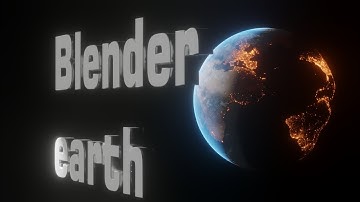 EEVEE Blender | Creating EARTH realtime in BLENDER| TIME-LAPSE | TUTORIAL | EASY