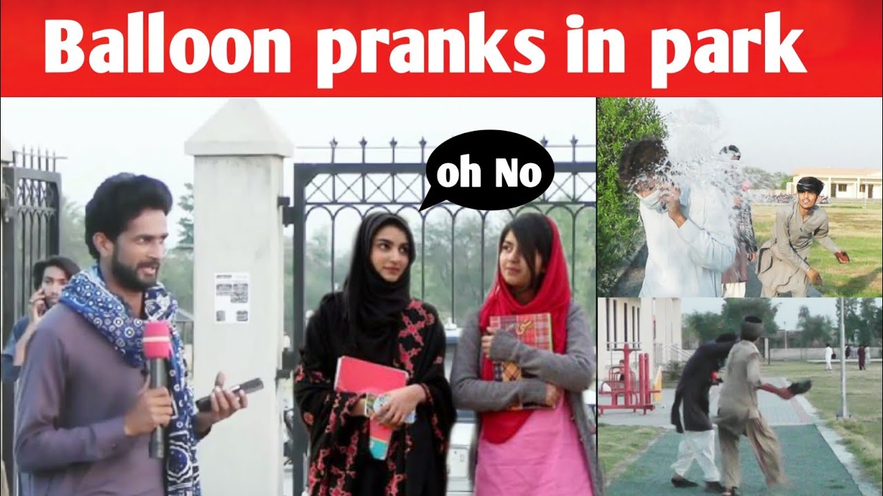 Water Balloon pranks Balloon pranks in Pakistan Bol Pranks YouTube