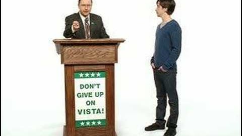 Mac Guy vs. PC Guy: Giving up on Vista