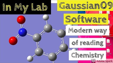 Gaussian 09 software I use in COMPUTATIONAL Chemistry Lab