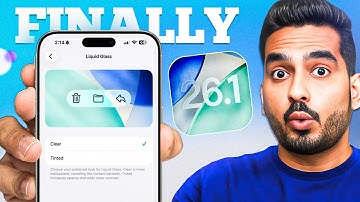 IOS 26.1 IS OUT! What