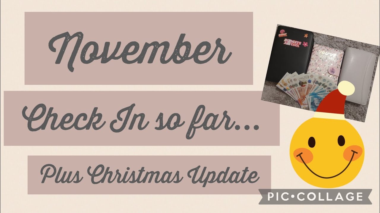 November Check In November Check In & Savings Challenges + Update and Christmas Update UK ...