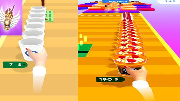 Coffee Stack ☕🍵🍻 All Levels Gameplay Trailer Android, ios New Game