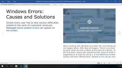 How to Recover an Unsaved or Lost Microsoft Word, Excel Document or PowerPoint P