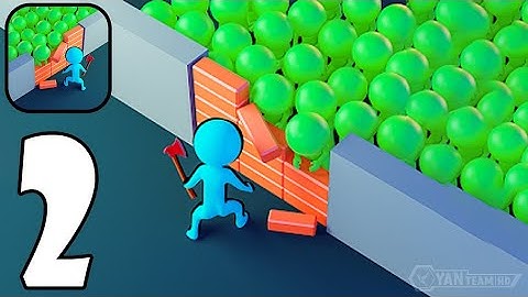 ESCAPE WALLS: Zombie Defense - Gameplay Part 2 Tutorial Collect Bricks (Android,iOS)