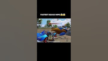 Fastest Squad Wipe 😱🔥#FastestSquadWipe #SquadWipe #InsaneWipe #OneSpraySquad #FastestClutch#bgmi