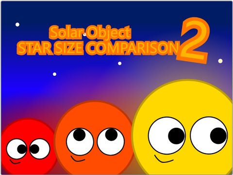 Solar Object Star Size Comparison - Part 2