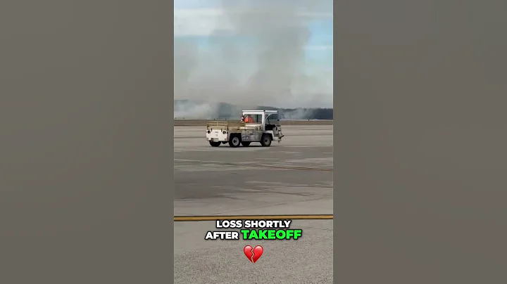 United 777 Engine Failure at Dulles - Cowling Debris Sparks Fire 🔥