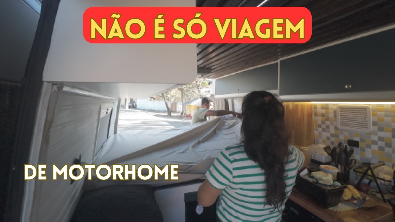 Dia de arrumar a casa na Praia da Sereia para seguir viagem