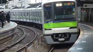 都営新宿線10-300形8両編成区間急行「橋本行き」下高井戸駅通過