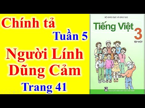 Video Tiếng Việt Lớp 3 Tuần 5 Chính tả - Người lính dũng cảm... - youtube