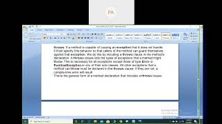 Exception Handling in Java Day-7 Part-2