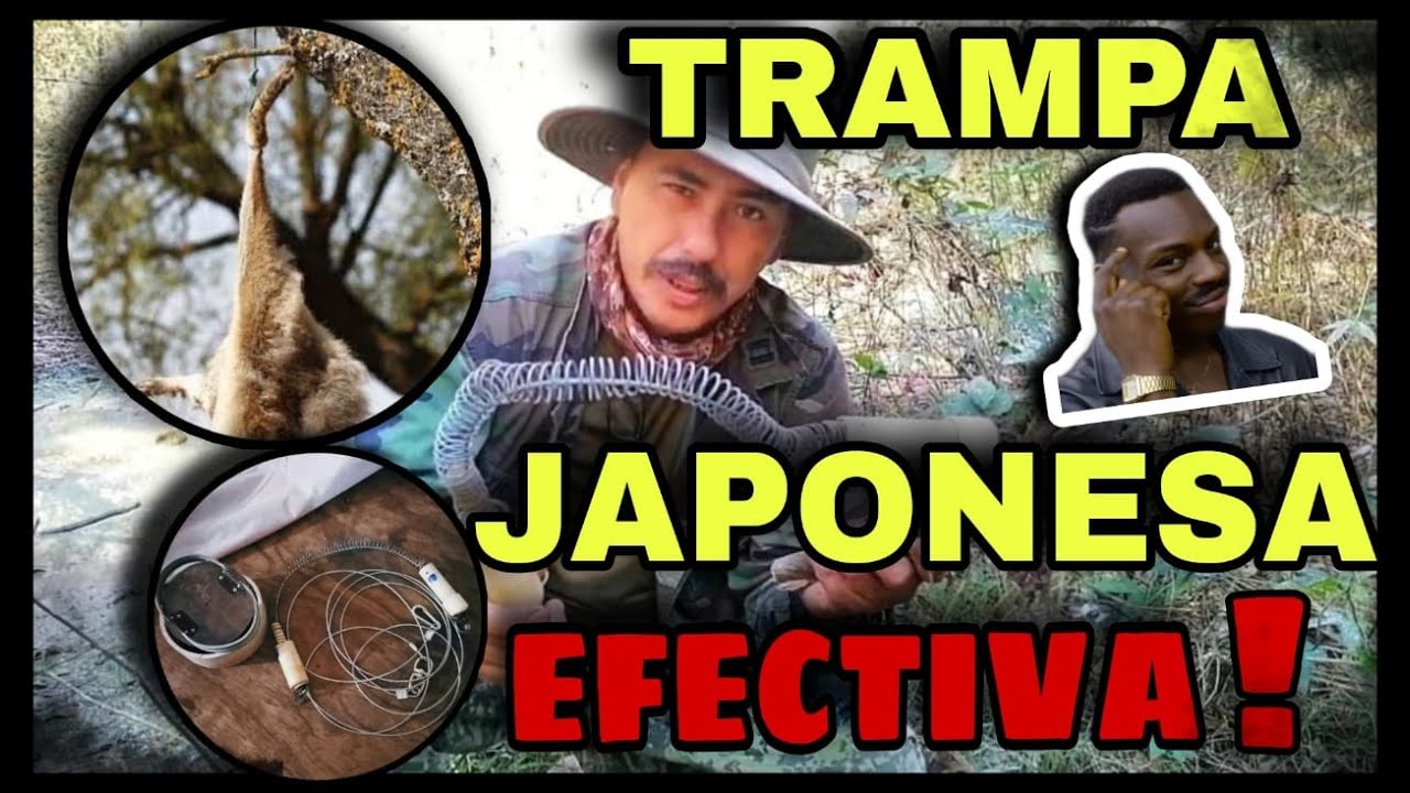 TRAMPA DE COYOTE, JABALI Y VENADO COMO HACER  100% EFECTIVA, FASIL DE HACER  ¡¡¡FUNCIONA!!!