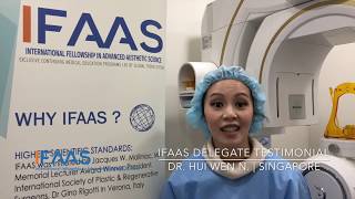 IFAAS Delegate Testimonial - Dr. Hui Wen N.  | Singapore