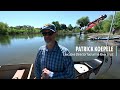 Watch Kayaks And Canoes Paddle Down Stream At The Tuolumne River Boat Launch