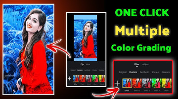 1 Click & Video Color Change|Video Colour Grading Video Editing in VN App|VN Video Editing Tutorial